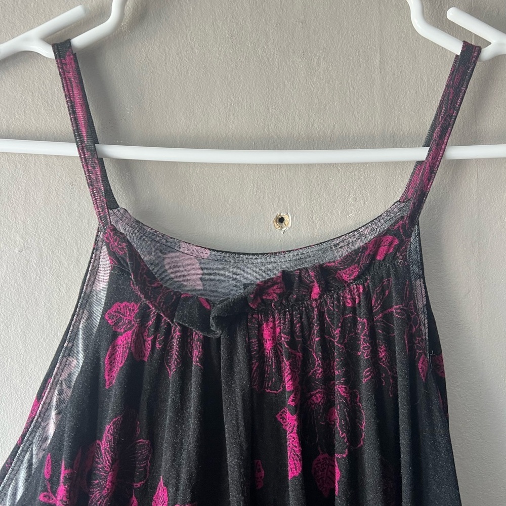 Torrid Stencil Flower Floral High Neck Jersey Maxi Dress Size 2X - Picture 5 of 9